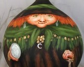 Fortunes Told by Madam Clarisse, gypsy witch, 8 inches tall