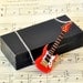 Electric Guitar Necklace in Case - Fender Stratocaster