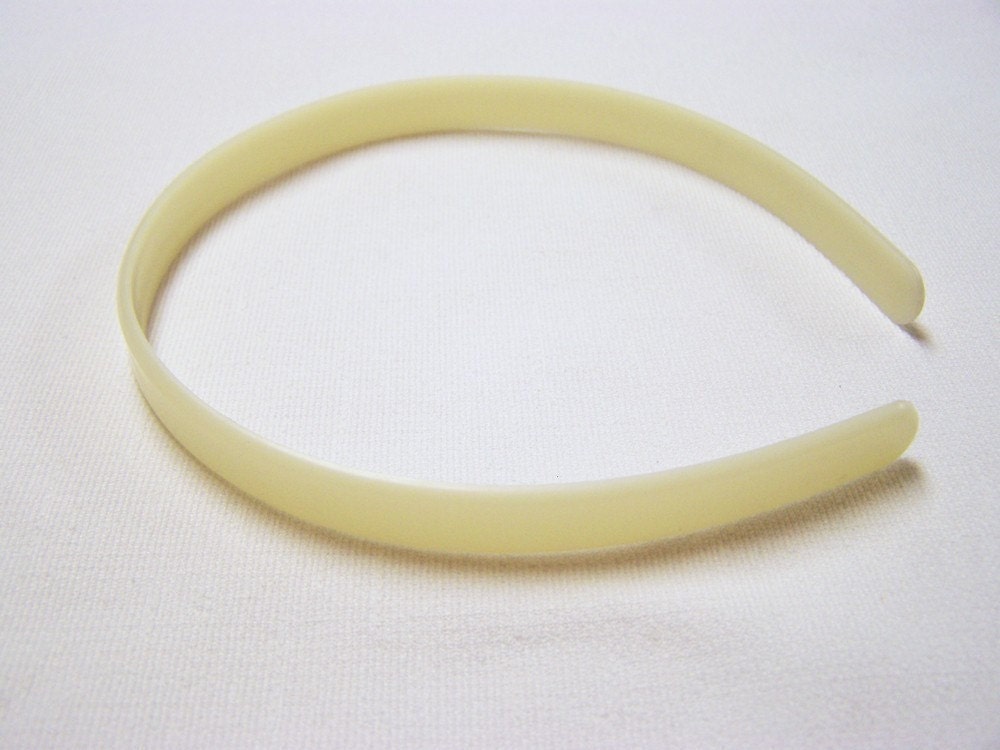 24 Girls Women Standard headbands half inch wide Blank Plastic Headbands for DIY Decorating Weaving