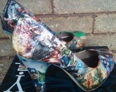 Avengers Comic book high heels