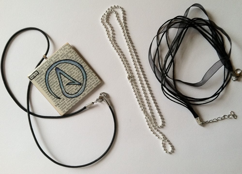 INFINITY Tiny Page Pendant