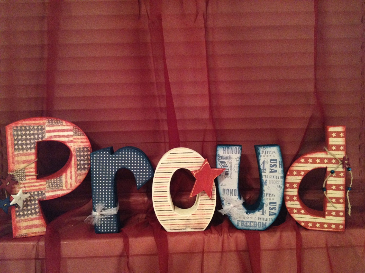Proud--Red, White, and Blue