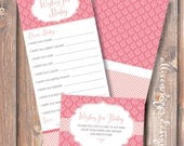 Printable Baby Shower Game - Pinkalicious Wishes for Baby
