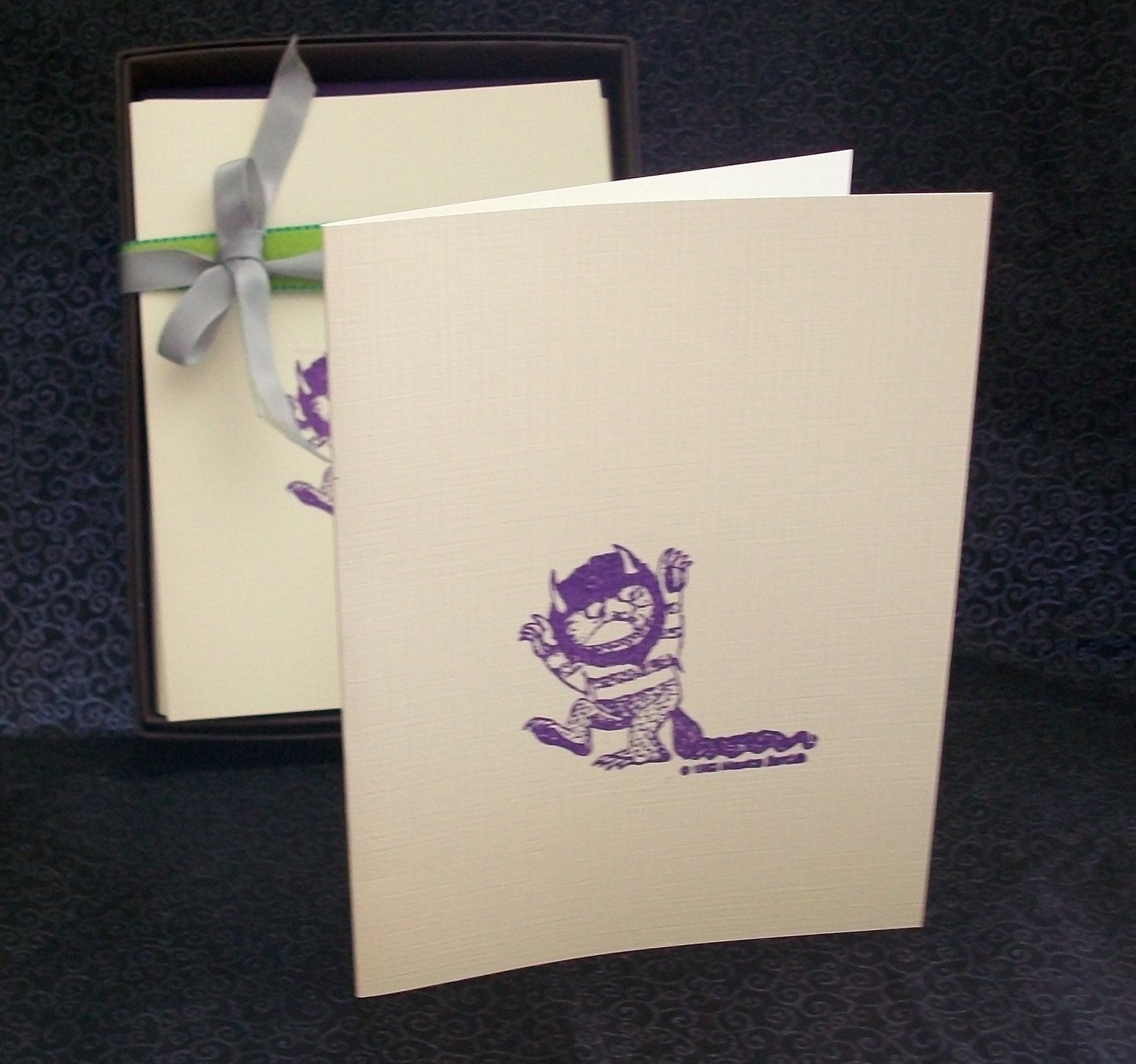 where the wild things are // set of 10 cards //  blank inside