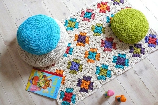 Crochet rug-Granny Square