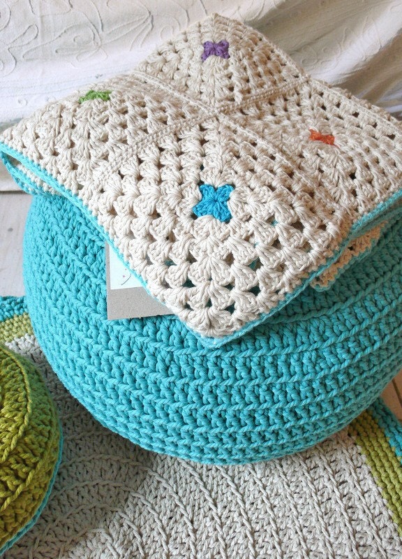 Granny's  Afghan Blanket-Cotton