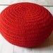 Floor Cushion Crochet - LAST ONE AVAILABLE in red