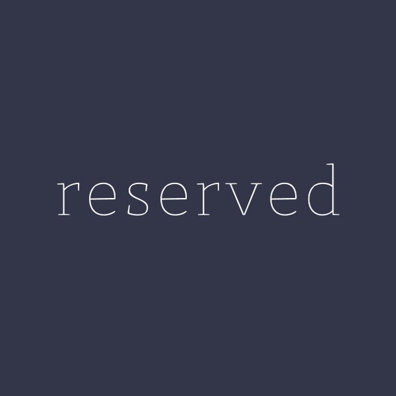reserved for rachel