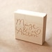 reserved for kelsey - custom / personalized couple wedding wooden rubber stamp