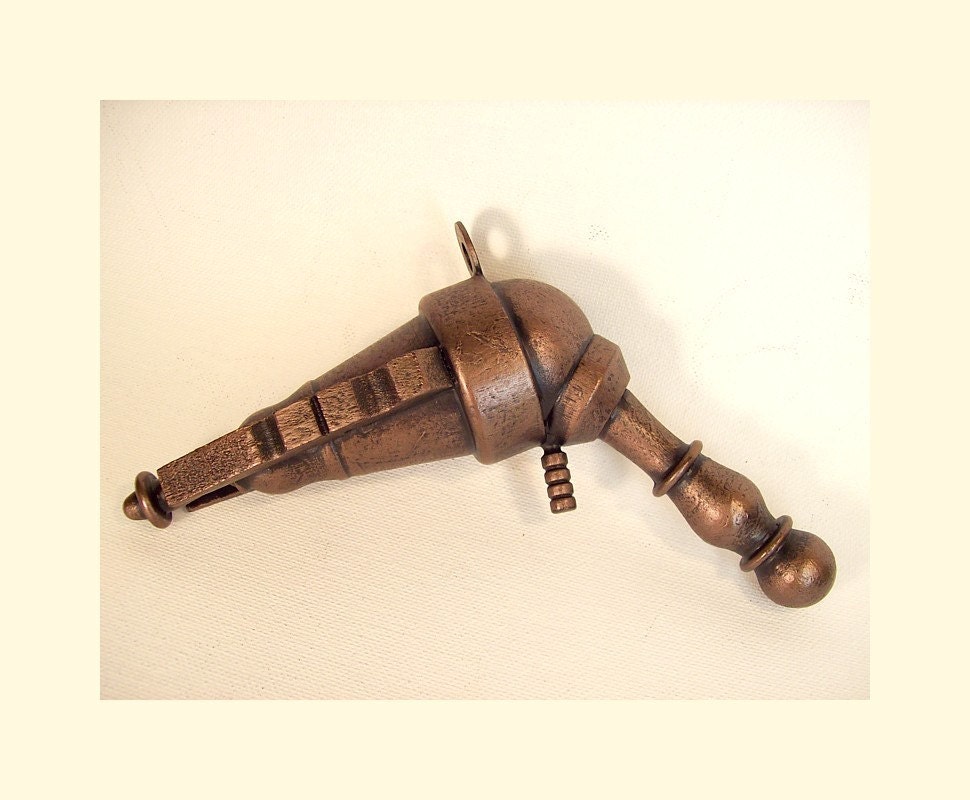Gaussman 7 Steampunk Retro Ray Gun FULL Life Size Science Fiction WOOD Prop Replica