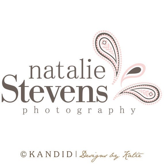 Premade Paisley Logo and Watermark Perfect For Branding Your Business- Photoshop Packages Available