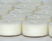 Unscented 100 Soy Tea Light Candles