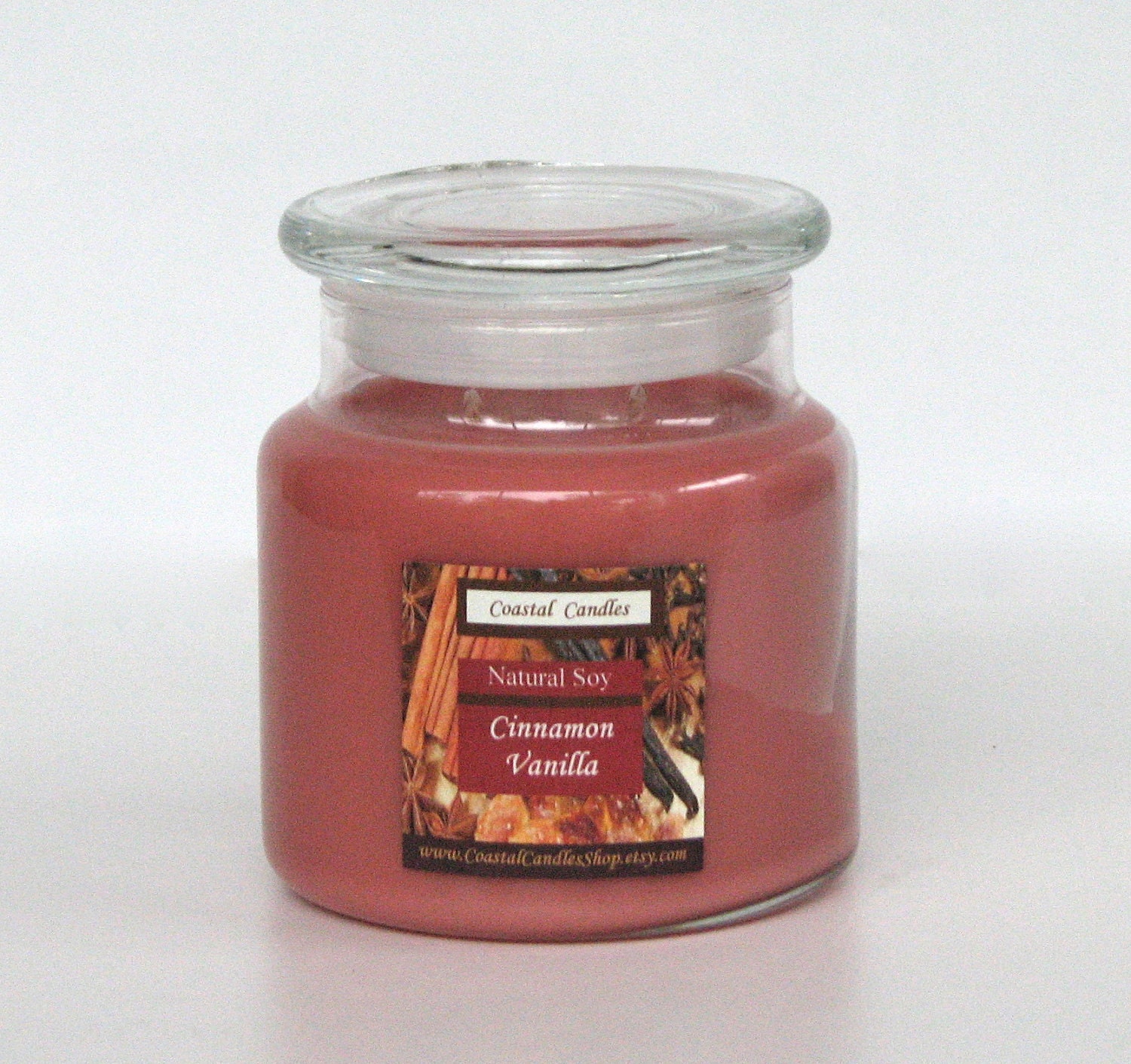 cinnamon scented candle 