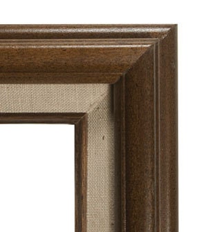 Vintage 8x10 Brown Wood Frame