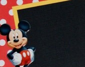 Disney Scrapbook Album, Premade Disney Vacation Scrapbook Album, Mickey Mouse Birthday Scrapbook Album