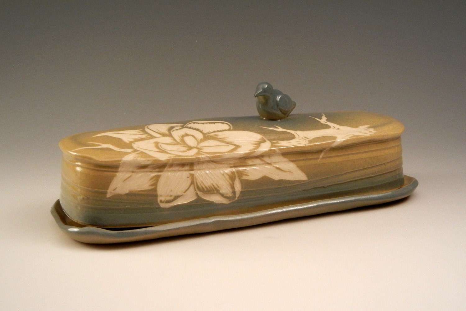 Pottery Butter Dish