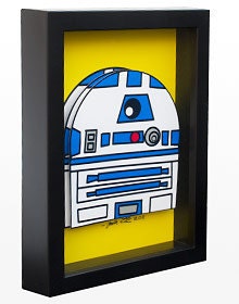 R2-D2 Print Art Star Wars Print Art R2D2 3D pop artwork droid