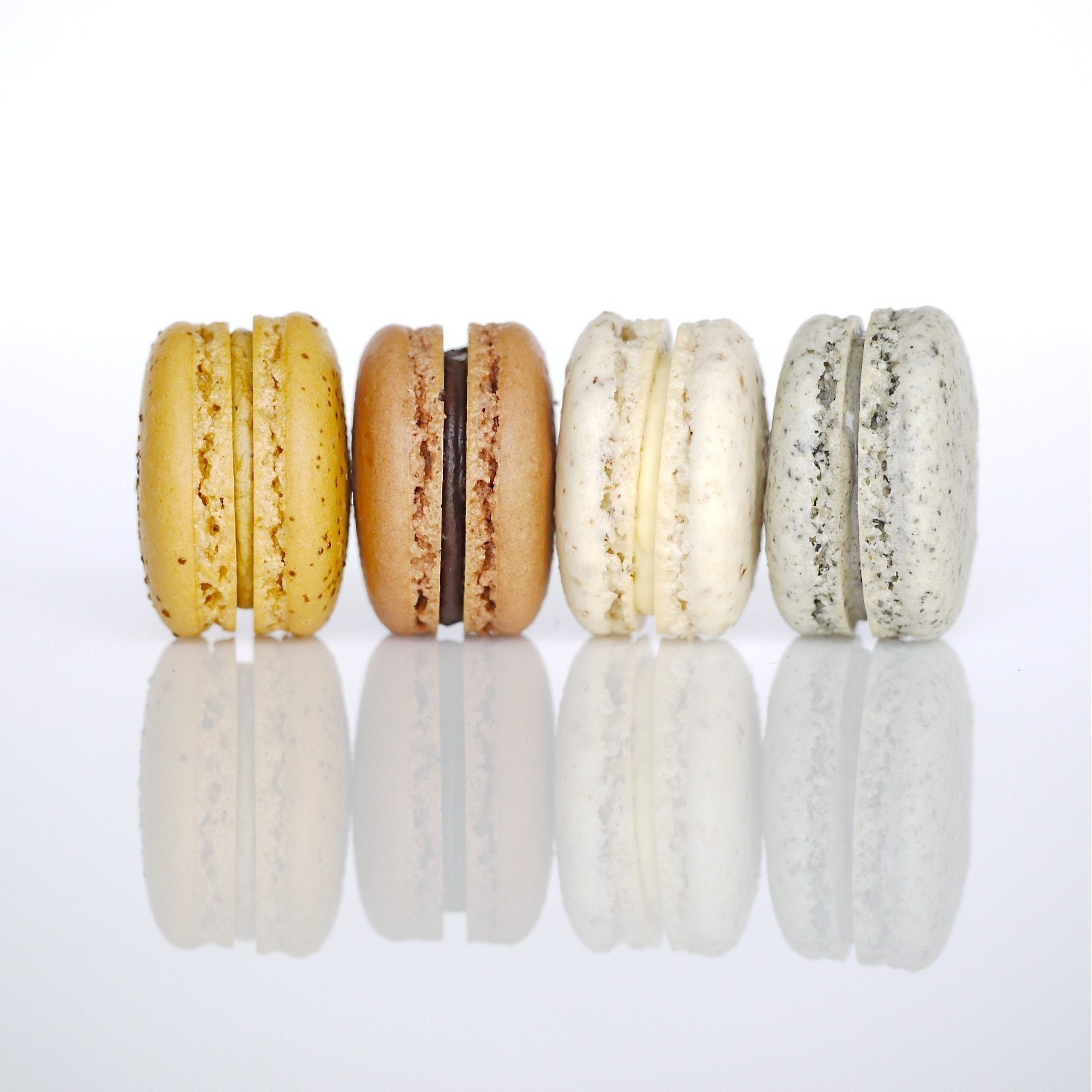 24 Assorted Petit French Macarons - Perfect for tea time