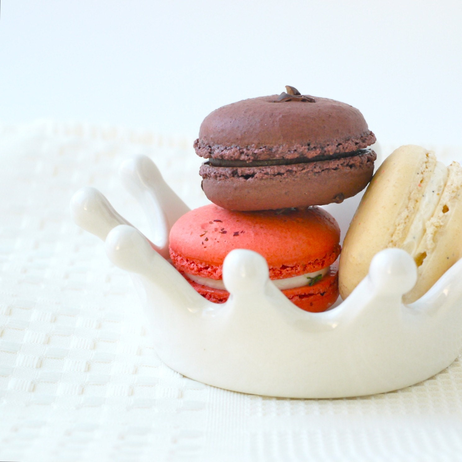 24 Assorted Regular French Macarons - Perfect for tea time