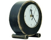 Mothers Day gift - clock circle black OLDE - free shipping