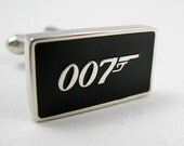 Mens Cufflinks- Copper Fashion Cufflinks, 007 James Bond Design with a Gift Box