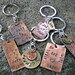 Pocket Full Love - Custom Gift Personalized Hand Stamped Keychain By Stellasblossoms
