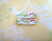Summer Time Splish Splash Bow Hairclips