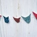 Cat faces illustrated paper banner