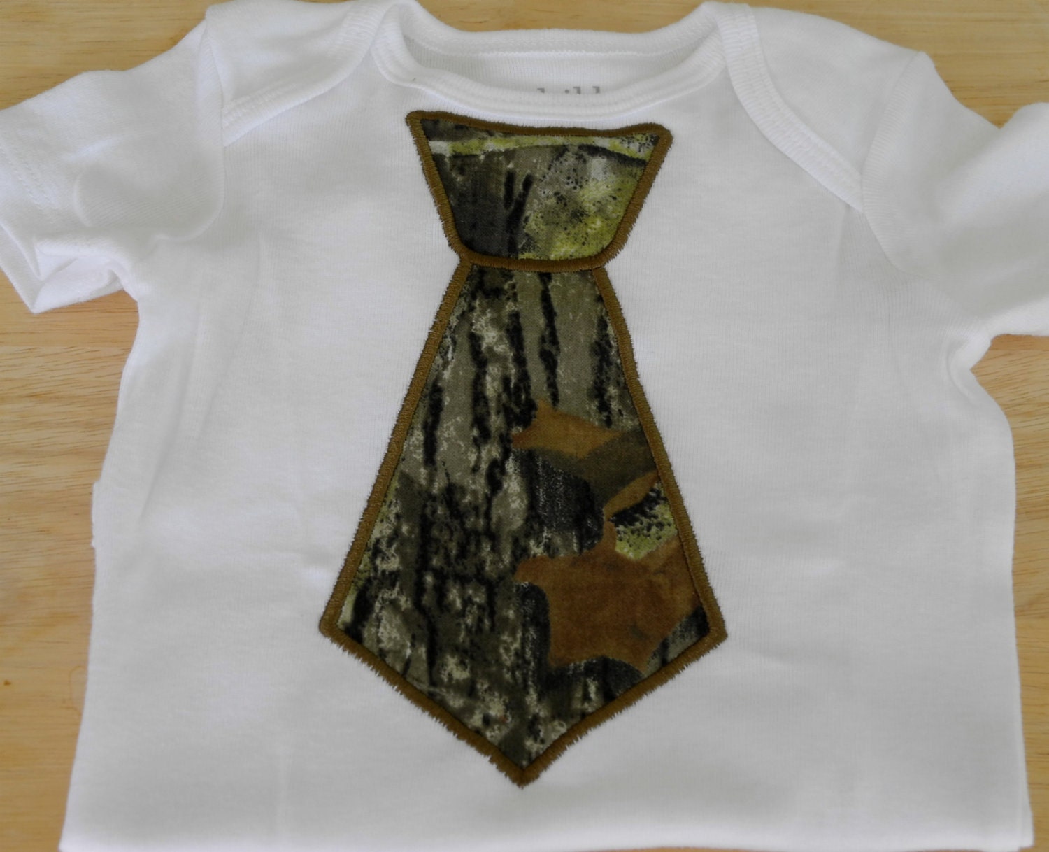 Mossy Oak Camouflage Tie Onesie or T shirt