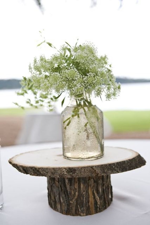 Wooden Cake Plate