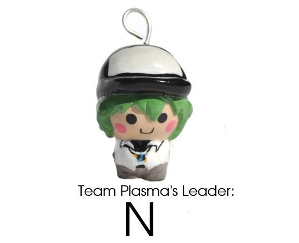 Team Plasma Leader: N pokemon cell phone charm