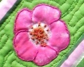 Wristlet bag single rose