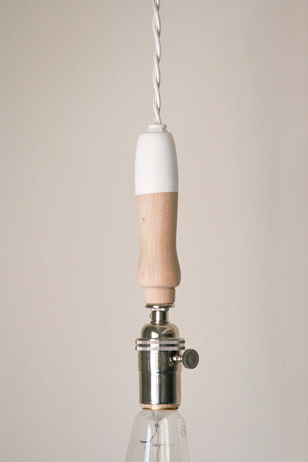 Dipped Pendant - White on White