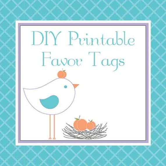 DIY Printable Favor Tags