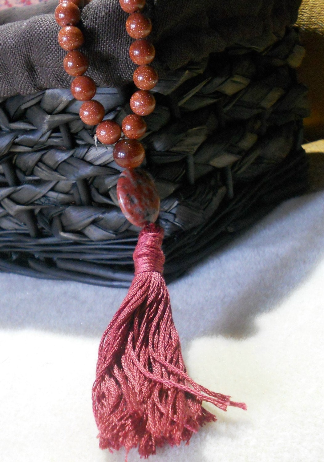 108 Bead Goldstone Mala
