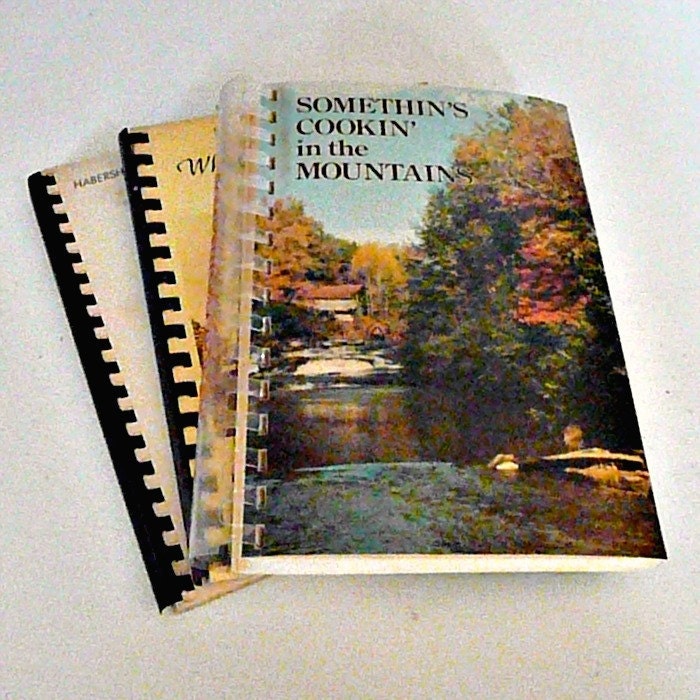 TRIO of Great GEORGIA Cookbooks, Super Recipes, Spiral Bound to Lay Flat