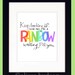 Rainbow Wall Art Print