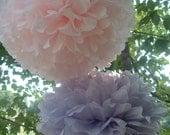 Tissue paper pom for Baby shower... Bridal shower...SET OF 7 poms...you choose colors...