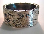 SPARTAN LOVE BAND made from reclaimed silver