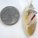 Pink Peruvian Opal Necklace with Sterling Silver Chain, Rose
