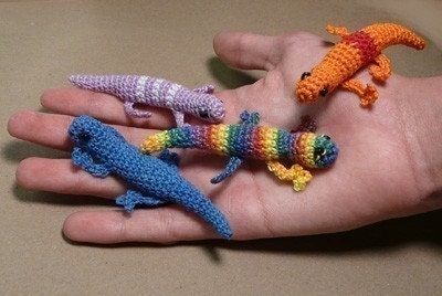 Gecko (lizar
d) amigurumi crochet pattern [MP006] - US$5.00