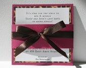 Leopard Bachelorette Invitation