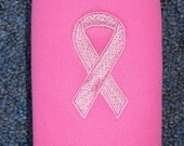 Pink Ribbon Breast Cancer Awareness Can Cozy