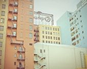 California Photograph - Cityscape Photograph - Pastel Buildings : Los Angeles