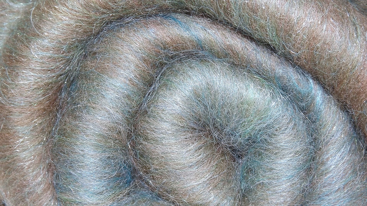 Spinning Fiber Batts- Gaia Colorway