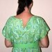 Ivan Hospital Maternity Gown in Lime Green and Blues-Deliver Your Baby in Style by Mommy Moxie on Etsy