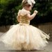 Flower Girl Dress---Tutu and Top---Full of Sparkle---Perfect for Weddings or Portraits