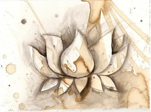 Namaste White Lotus 4x6 photo print