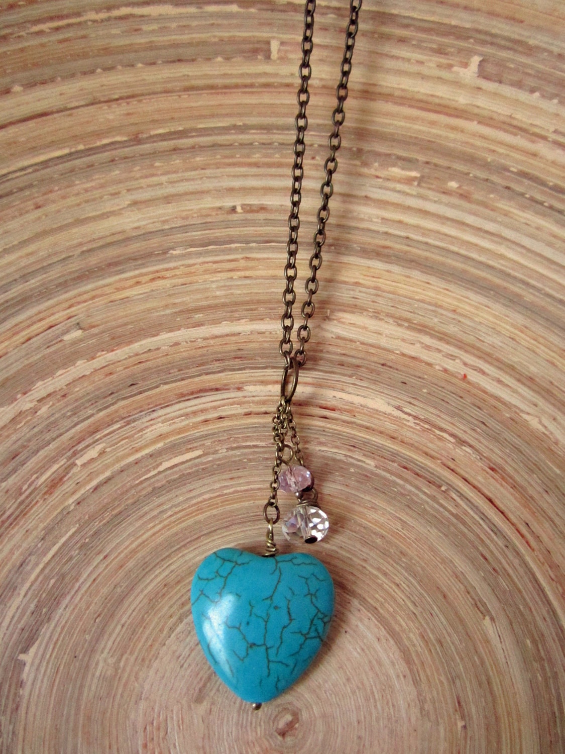 Turquoise heart necklace
