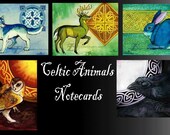 Celtic Animal Notecards set of five